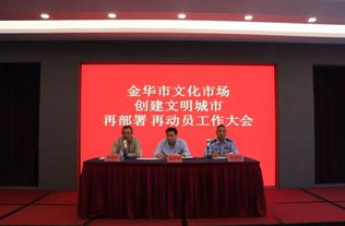 再動員、再部署、再出發 金華市吹響文化市場創文沖鋒號